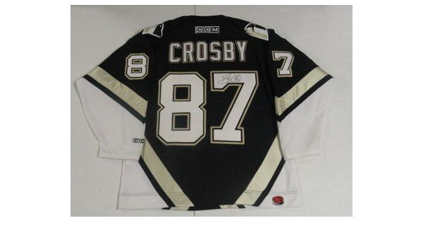 sidney crosby autographed jersey