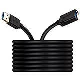USB 3.0 Extension Cable 10 ft, VCZHS USB Extender USB Extension Cable Male to Female for USB Flash Drive, Card Reader, Hard Drive, Keyboard,Playstation, Xbox, Oculus VR, Printer, Camera