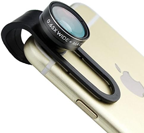 CHOICELIFE Detachable Universal 2 in 1 Cell Phone Camera Lens Kit/2 in 1 Macro Lens & Wide Angle Lens / Universal Clip