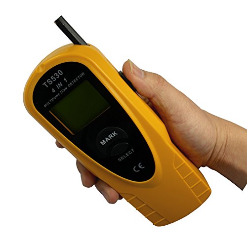 ALLOSUN 4 in 1 multi detector Distance Meter/AC Wire Tracker/Wood Stud Finder/Metal Detector