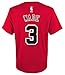 adidas Dwyane Wade Chicago Bulls Red Youth Name and Number T-Shirt Large 14-16