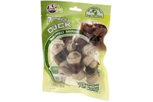 PRIORITY PET COMPANY Priority Pet Products K-9 Cookhouse Duck Wrapped Mini Bones - 7 Piece, (170917)