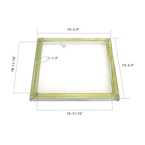 4 Pack Aluminum Silk Screen Printing Press Screens 156 Frame Mesh 20" x 20" - Thumbnail 3