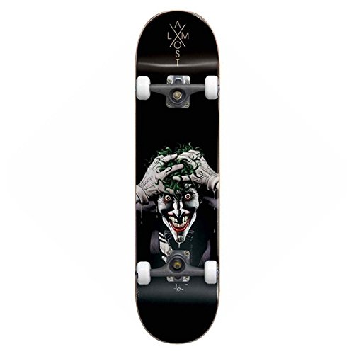 Almost Joker Justice Black Complete Skateboard, Black, Size 