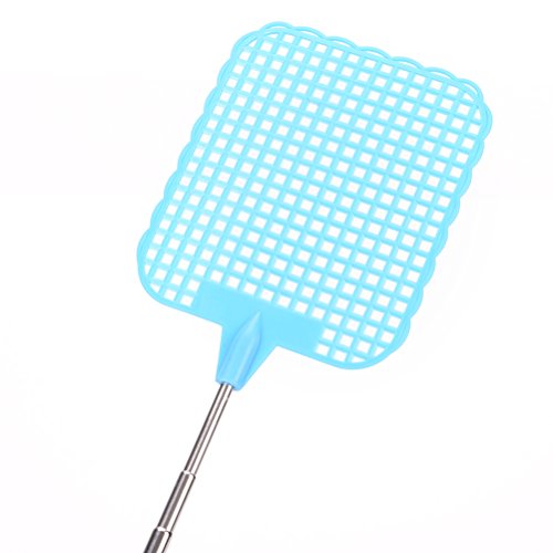 1 Pcs Stainless Steel Fly Swatter,Telescopic Extendable Fly Swatter Anti Mosquito Pest Pest Control BY DINGJN - Thumbnail 4