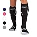 Premium Compression Socks 4 Recovery by ABD ATHLETE Feature 15-20 mmHg Graduated Compression Technology Making Ideal Air Travel, Shin Splints, Diabetic & Crossfit Socks 4 Men & Women