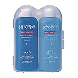 Shiseido FT Suibun Aquair Moist Hair Pack Travel Set: Shampoo & Conditioner - 2 x 50ml travel bottles