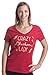 Crazy Chicken Lady | Cute Backyard Chicken Farmer Humor Ladies' V-Neck T-Shirt