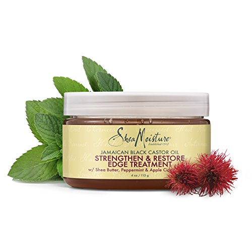 Shea Moisture Jamaican Black Castor Oil Strengthen & Restore Edge Treatment, 4 Oz, Pack of 2