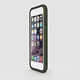 iPhone 6s Case [Military Green] RhinoShield CrashGuard Bumper [11 Ft Drop Tested] No Bulk [EggDrop Technology] Thin Lightweight Protection [Includes Back Transparent Skin] Also fits iPhone 6