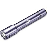 Flashlight, HiHiLL Led Flashlight with 2 AA Batteries, Super Bright Handheld Flashlight, Pocket-size Design, 8W, 350 lumen, IP65 Water-Resistant, Adjustable Light Mode, Suitable for Camping, Hiking, E