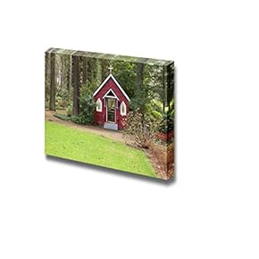Canvas Prints Wall Art - St. Ann Chapel/Church, Portland OR | Modern Wall Decor/Home Decoration Stretched Gallery Canvas Wrap Giclee Print & Ready to Hang - 12" x 18"