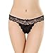 ANZERMIX Women's Sexy Lace Cheeky Tong Panty Pack of 6