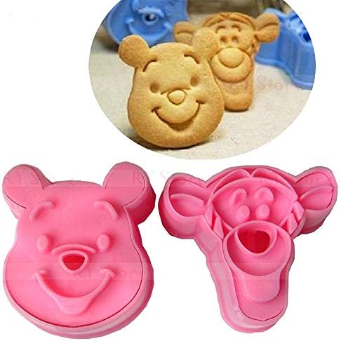 Cake Molds|Cookie Cuttet|Winnie Of Pooh&Tiger Plunger Cake Cookie Mold Cutter Fondant Baking Tool Biscuit Cartoon Biscuit Mould Baking Tools |By ATUSY