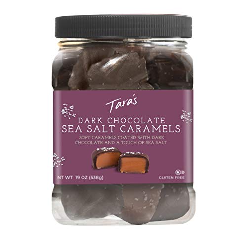 Tara's Handcrafted Gourmet Dark Chocolate Covered Sea Salt Soft Caramels - 19 Ounce - Thumbnail 5