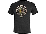 Chicago Blackhawks CCM Retro Logo Tri-Blend T-Shirt