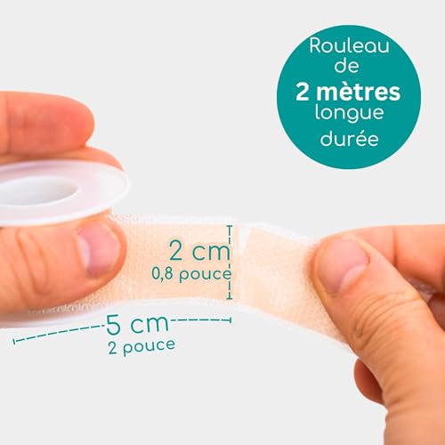 Silicone Dressing Roll [2m], Gel for Post-Caesarean & Cheloid Scars with Medi Grade Storage Strip, Fast & Effective Healing Plaster