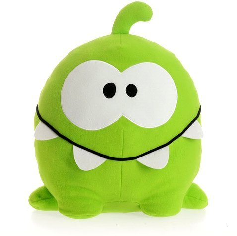 Cut The Rope Happy Om Nom Cuddle Pillow