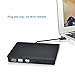 Mailiya USB 3.0 Ultra-Slim Portable External CD DVD RW DVD ROM Drive Writer Burner, External Optical Drive for Laptops, Desktops, iMac Mac Macbook Air Pro (Black)