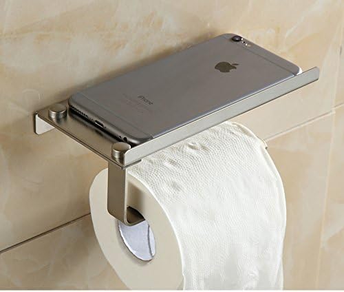 Copper antique toilet roll holder Multipurpose Towel rack/[Multifunctional towel rack]/Stainless steel toilet paper holder/Tissue box mobile-B