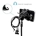 iPhone Holder, Skiva Flexible Long Arms Cell Phone Clip Holder Stand for iPhone 6 6s Plus 5s SE, Samsung Galaxy S7 S6 Edge S5 S4 Note5 Note4, HTC One M9 M8 & more [Universal Fit] (Black)[Model:AH112]