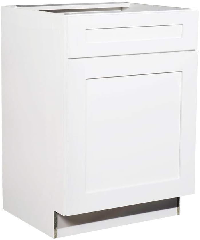 Amazon Com Shaker White Cabinet Solid Wood Construction Kitchen