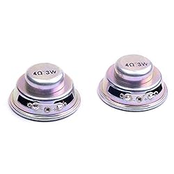 Cylewet 2Pcs Diameter 4cm 4ohm 3W Loudspeaker Audio