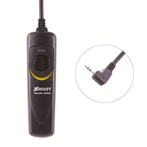 Remote Shutter Release Cable, Wired Remote Switch Cord replacement RS-60E3 for Canon Rebel T7 T7i T6 T6i T6S T5 T5i T4i T3 T3i T2 60D 70D 77D 80D G16 G15 G12 G11 G10 G1X G1X Mark II G1X Mark III
