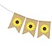 Rainlemon Jute Burlap Sunflower Banner Baby Shower, Birthday Party, Wedding, Graduation Party Decoration