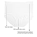 Ruby High-Rise Stretchy Brief Everyday Ribbed Seamless Panties Sexy Lingerie for Women,White/White,X-Large
