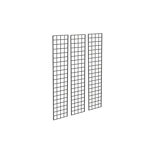 1' x 5' BLACK GRIDWALL PANELS SET OF 3 GRID WALL DISPLAY Buy Online in UAE. Home Garden