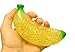 Curious Minds Busy Bags 1 Banana Water Bead Filled Squeeze Stress Ball - Fruit Squishy Toy - Sensory Fidget
