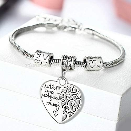 Sandover Gifts for Mother Father Grandma Bracelet Pendant Charm Family Dad Mom Jewelry | Model BRCLT - 49085 |