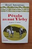 Front cover for the book Petain avant vichy by Henri Amouroux