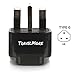 UK Travel Adapter for Type G Plug - Works with Electrical Outlets in United Kingdom, Ireland, Great Britian, Scotland, England, London, Dublin