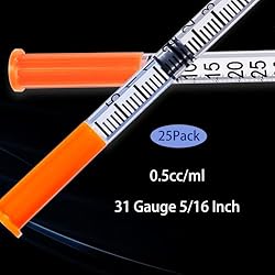 0.5ml Syringe, 31G 5/16 Inch, Individually