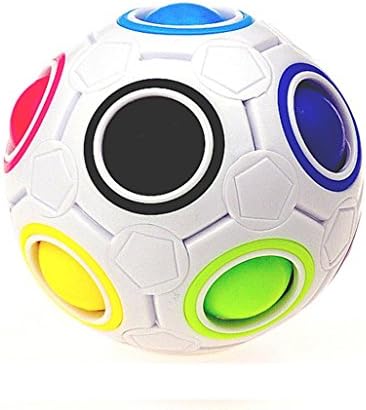 Doublelift 2017 Pop Rainbow Magic Ball Plastic Cube Twist Puzzle Toys For Children's Educational Toy Teenagers Adult Stress Reliever