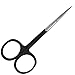 BEST CUTICLE SCISSOR, Manicure Nail Care Scissors With Matte Black Handle, Slender & Stylish With A Sharp Blade, Multi Use For Trimming Beards & Sideburns, Trims Bangs, Great Desk Accessory