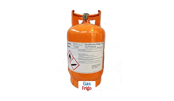 Bombona gas refrigerante R600 R600 A 5 kg Carga congelar ...