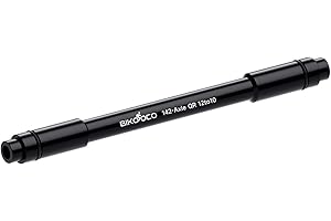 BIKOOCO Bike Quick Release Thru Axle Adapter - 12mm to 10mm Conversion, Fits 135mm/142mm/148mm Spacing, Bike Hub Accessories