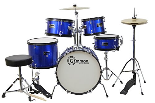 1 Gammon+5+Piece+Starter+Cymbals+Hardware