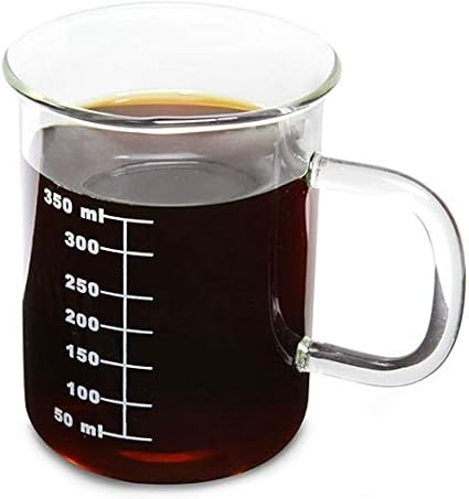 glass beaker mug