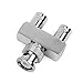 Phonetone 3-way Y triple one BNC male to two BNC female Jack Plug RF adapter Coaxial Cable connector converter for Mobile signal booster repeater Antennas