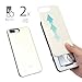 DesignSkin iPhone 8+ Sliding Card Holder Case, Extreme Heavy Duty Triple Layer Bumper Protection Wallet Cover with Storage Slot Slider for Apple iPhone 8 Plus / 7 Plus - White Pearl