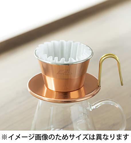Carita coffee dripper copper made in Japan two to four people for TSUBAME & Kali - Picture 3 of 8