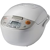 Zojirushi Nl AAC10 Micom Rice Cooker and Warmer, 5.5 Cup, 1.0 L | LCD controls, steam, quick-cook and delay settings