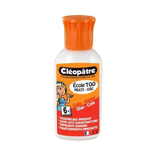 Cléopâtre Ecole'Too Alleskleber mit Multi-Material mit Fläschchen, 60 g