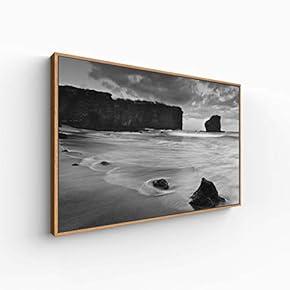 Canvas Wall Art for Living Room, Bedroom Monochrome Landscape Framed Canvas Prints for Home Decoration Ready to Hang - 16x24 inches