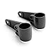 Krator NP010 Black Universal Polished Aluminum Head Fork Mounting Bracket (Fits 35mm, 39mm, and 41mm Forks)