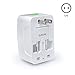 MAXAH Surge Protector All in One Universal Worldwide Travel Wall Charger AC Power AU UK US EU Conversion Plug Adapter Adaptor